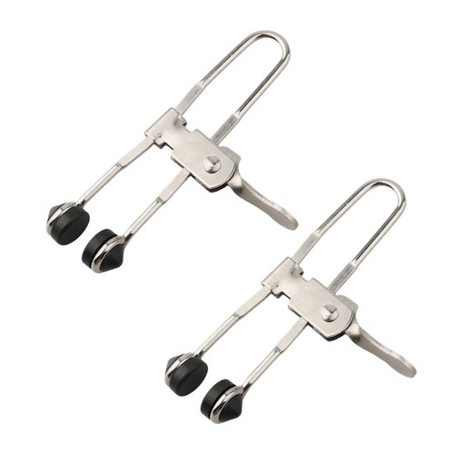 Grid clamps 2pcs rubber - -, head