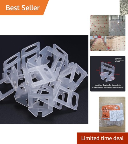 3mm durable tile spacer clips - 3mm,
