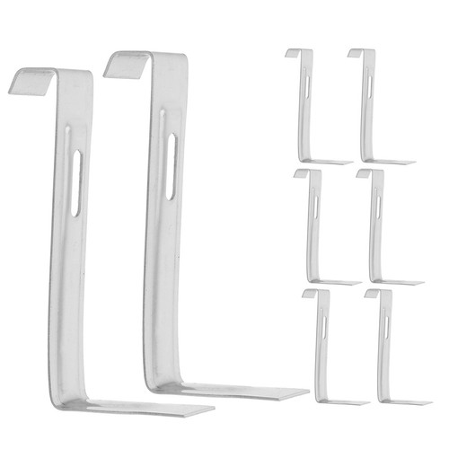 8pcs durable stainless steel - stainless,