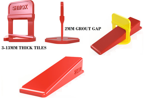 Tile leveling spacer system - tile,